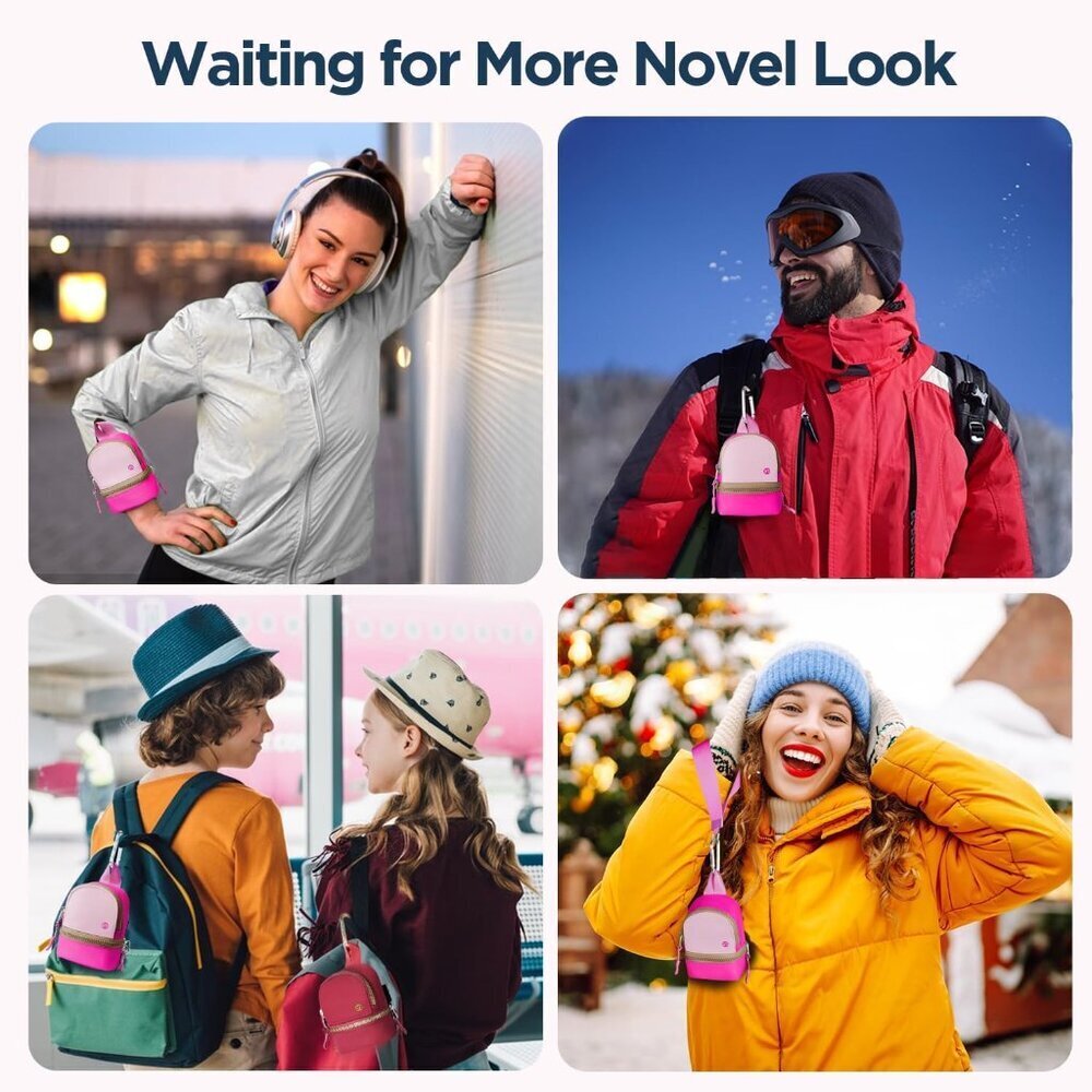 Mini Backpack Wallet Keychain Wristlet Small Coin… - image 6